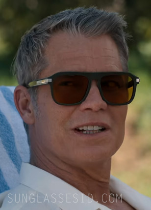 Timothy Olyphant as Clark Ross wears Salvatore Ferragamo SF2087S sunglasses in Season 2 of Stick (2026). 