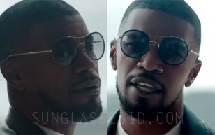 Jamie Foxx wears Gucci 4252/N/S sunglasses in the music video You Changed Me (ft. Chris Brown).