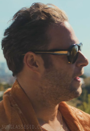 Seth Rogen wears Jacques Marie Mage Grand Prix sunglasses in Good Fortune.