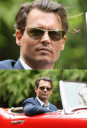 Johnny Depp's cool Renauld sunglasses in the film The Rum Diary