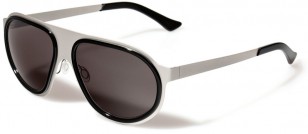L.G.R. Comoros, stainless steel frame with Zeiss Organic CR 39 grey lenses
