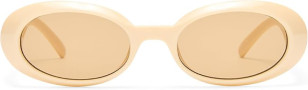 Le Specs Work It! sunglasses in the color Ivory