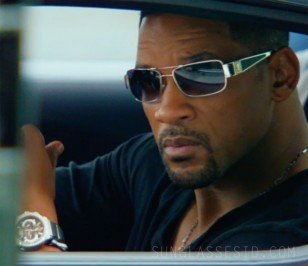 Will Smith wearing Loree Rodkin Hunter Sunglasses by Sama Slate in Focus