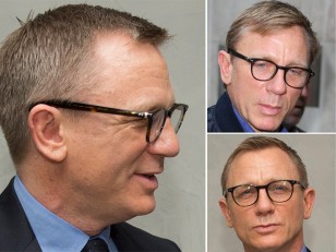 Daniel Craig wearing Lunor A6 246 hvd. 02 eyeglasses