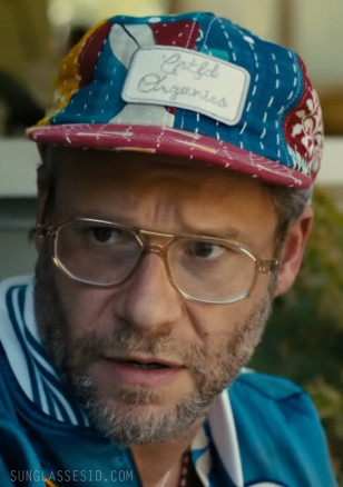 Seth Rogen wears Moscot Gazeektal eyeglasses in Platonic Season 2.