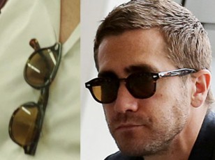 Jake Gyllenhaal wears a pair of Moscot Lemtosh sunglasses in Demolition (2016).