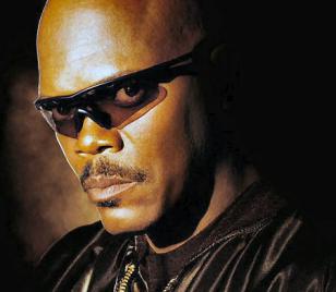 Samuel L. Jackson wearing Oakley M Frame Hybrid sunglasses in S.W.A.T.