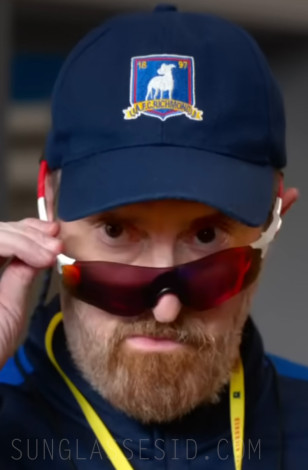 Brendan Hunt wears Oakley OO9313 EV Zero Path sunglasses in Season 4 of Ted Lasso.
