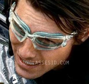 The custom made Oakley Wind Jacket glasses in MI4: Ghost Protocol have a clear f