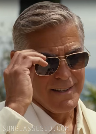 George Clooney wears Oliver Peoples Clifton sunglasses in the movie Jay Kelly.