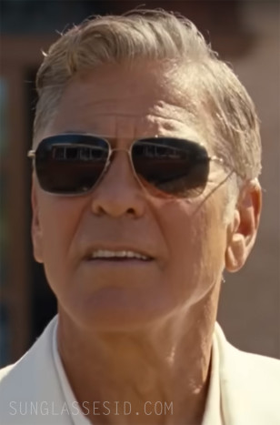 George Clooney wears Oliver Peoples Clifton sunglasses in Jay Kelly.