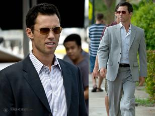 Jeffrey Donovan wearing Oliver Peoples Victory in the series Burn Notice