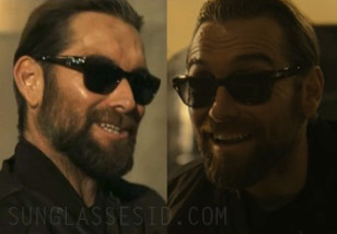 Antony Starr wears a pair of Persol PO3288 sunglasses in G20.