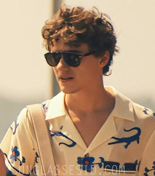 Sam Nivola wears Persol PO649 sunglasses in The White Lotus Season 3.