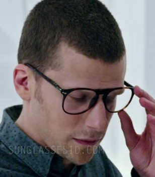 Jesse Eisenberg wears Persol PO9649V eyeglasses in the 2016 film Now You See Me 2.
