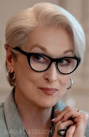 Meryl Streep wears Prada PR 05XV eyeglasses in the movie The Devil Wears Prada 2