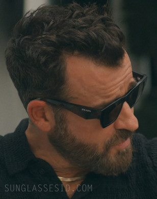 Justin Theroux wears Prada sunglasses in Episode 1, Season 2 of Running Point