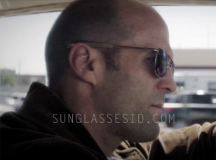 Jason Statham wearing Randolph Engineering Aviator sunglasses in Wild Card