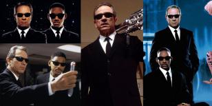 Tommy Lee Jones wearing Ray-Ban 2030 Predator sunglasses in Men in Black