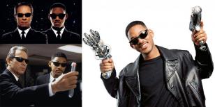 Will Smith wearing Ray-Ban 2030 and 2027 Predator sunglasses