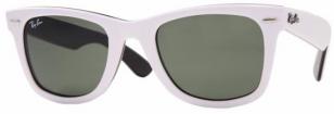 Original Ray-Ban 2140 Wayfarer sunglasses with white frame