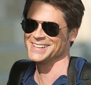 Rob Lowe, as Senator Robert McCallister, wearing the Ray-Ban 3025 sunglasses