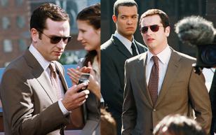 Matthew Rhys with Ray-Ban 3136 Caravan sunglasses in Brothers and Sisters