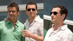 Matthew Rhys with Ray-Ban 3136 Caravan sunglasses in Brothers and Sisters