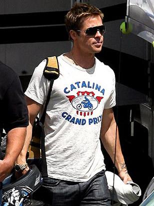 brad pitt ray ban