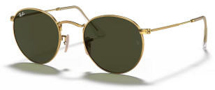 Ray-Ban RB3447, Polished Arista Gold, G-15 Green lens