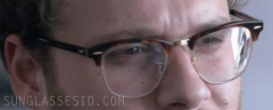 Seth Rogen wears Ray-Ban RB5154 Clubmaster eyeglasses in The Interview