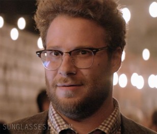 Seth Rogen wears Ray-Ban RB5154 Clubmaster eyeglasses in The Interview