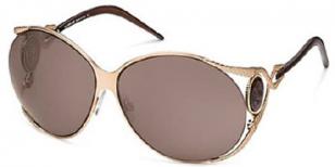 Robert Cavalli Corniola RC445S, gold frame, brown lenses (28J)