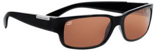 Serengeti Merano, Shiny Black, 555nm Polarized (color code 7239)