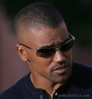 Shemar Moore wearing sunglasses in Criminal Minds