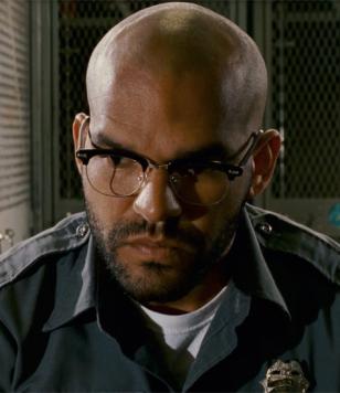 Amaury Nolasco wearing Shuron Ronsir Zyl glasses in the movie Armored