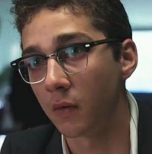 Shia LaBeouf wearing Shuron Ronsir Zyl glasses in the movie Bobby