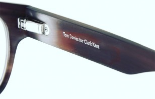 Tom Davies Bespoke Natural Horn eyeglasses 'Tom Davies for Clark Kent'