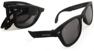Wize & Ope black folding sunglasses