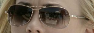 Close up of Yvonne Strahovski's sunglasses. Click on the image for an enlargemen