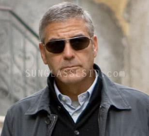 George Clooney wearing Ermenegildo Zegna SZ3174 sunglasses in The American