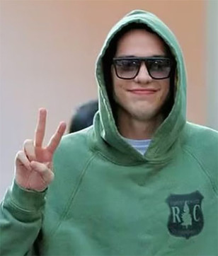 Pete Davidson wearing Badazz Glazz Primo sunglasses in NYC.