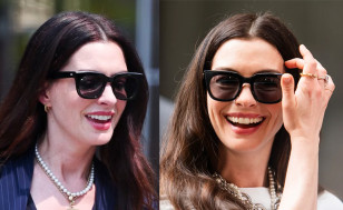 Anne Hathaway wears Barton Perreira Samo sunglasses in the movie The Devil Wears Prada 2.