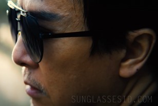 Donnie Yen wears the same model of Donnieye sunglasses in the color black in John Wick: Chapter 4.