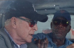 Both Morgan Freeman and Michael Caine wear BluBlocker sunglasses in Going In Style.