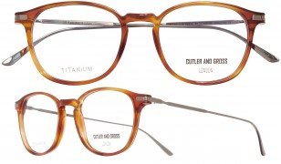 Cutler & Gross 1303-05 Honey Turtle Optical Glasses