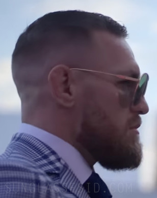 Conor McGregor wears gold Dita Flight 004 sunglasses in McGregor Forever.