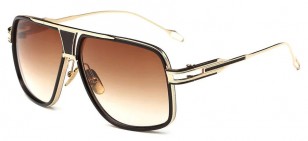 Dollger DGSF010 black and gold oversized sunglasses