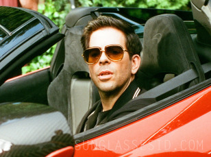 Eli Roth wears DITA Nightbird-Three sunglasses in The Idol.