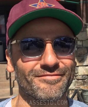 Oscar Isaacs wears Etnia Barcelona Kitsilano sunglasses in the movie Triple Frontier (pictured here on the set of the film)